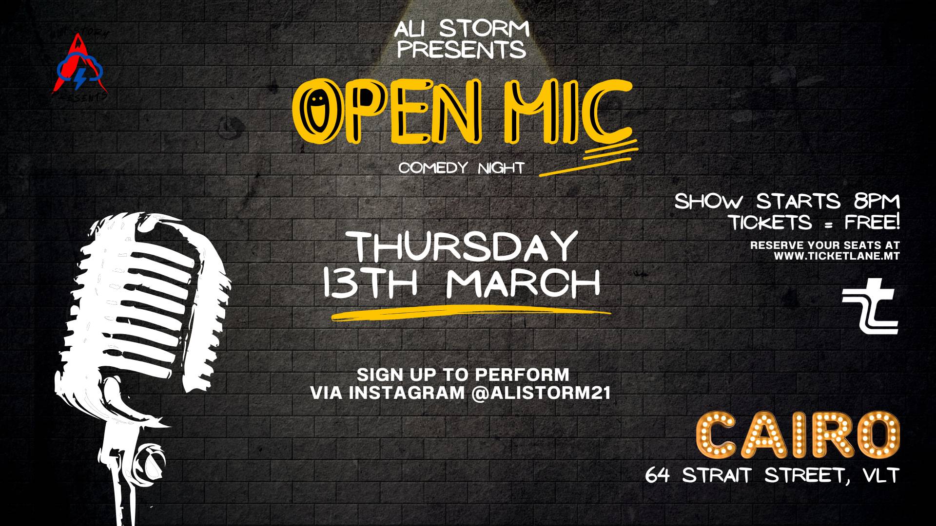 Open Mic Comedy Night