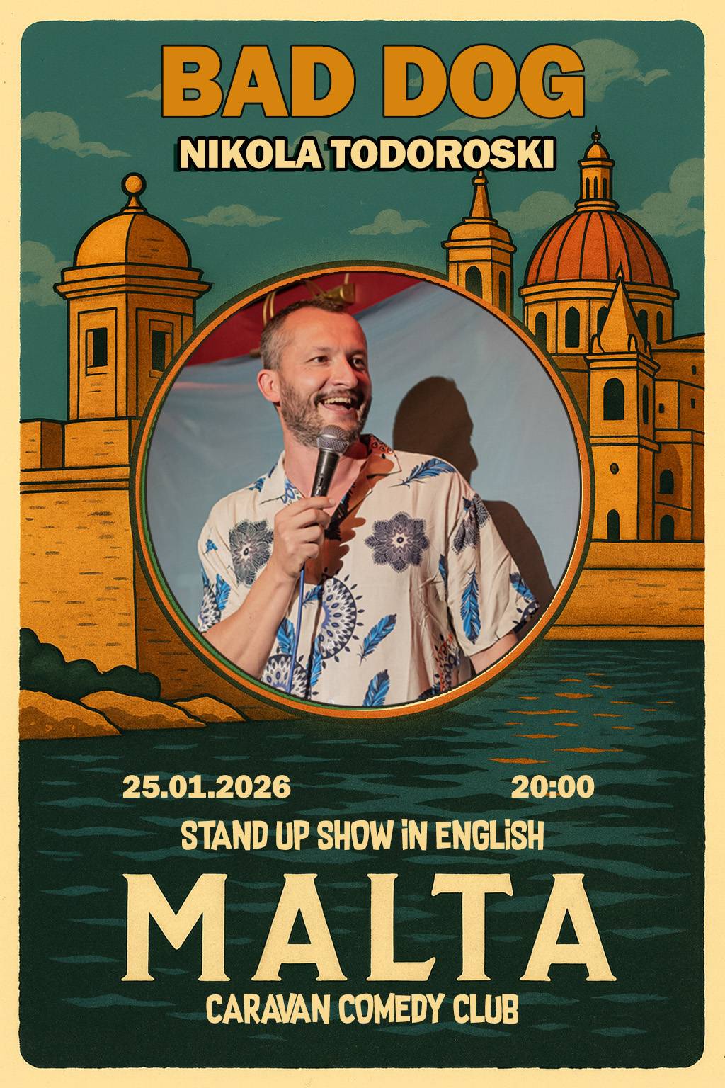 BAD DOG - Stand up Show - Nikola Todoroski [In English] Cover Image