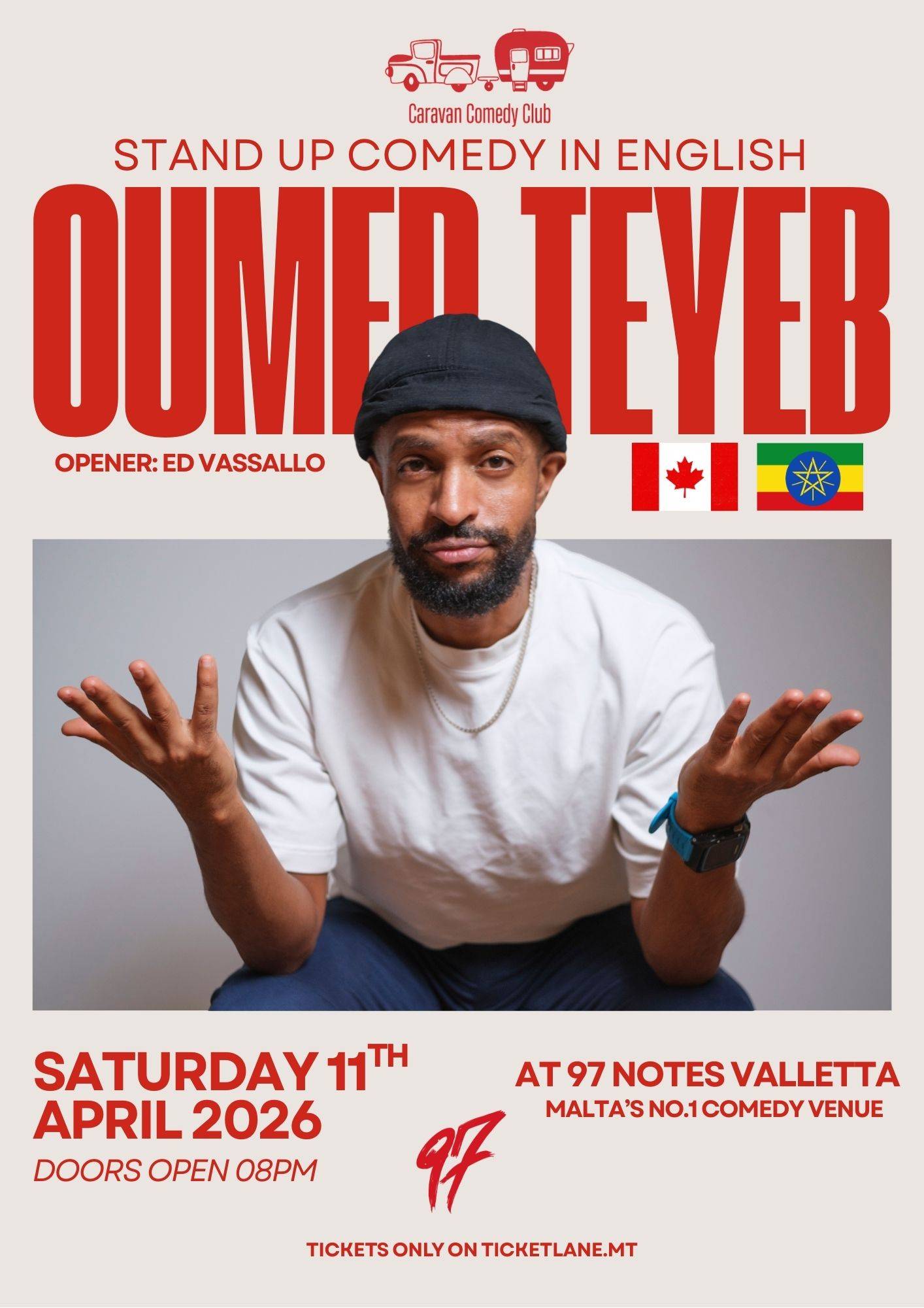 Oumer Teyeb live in Malta