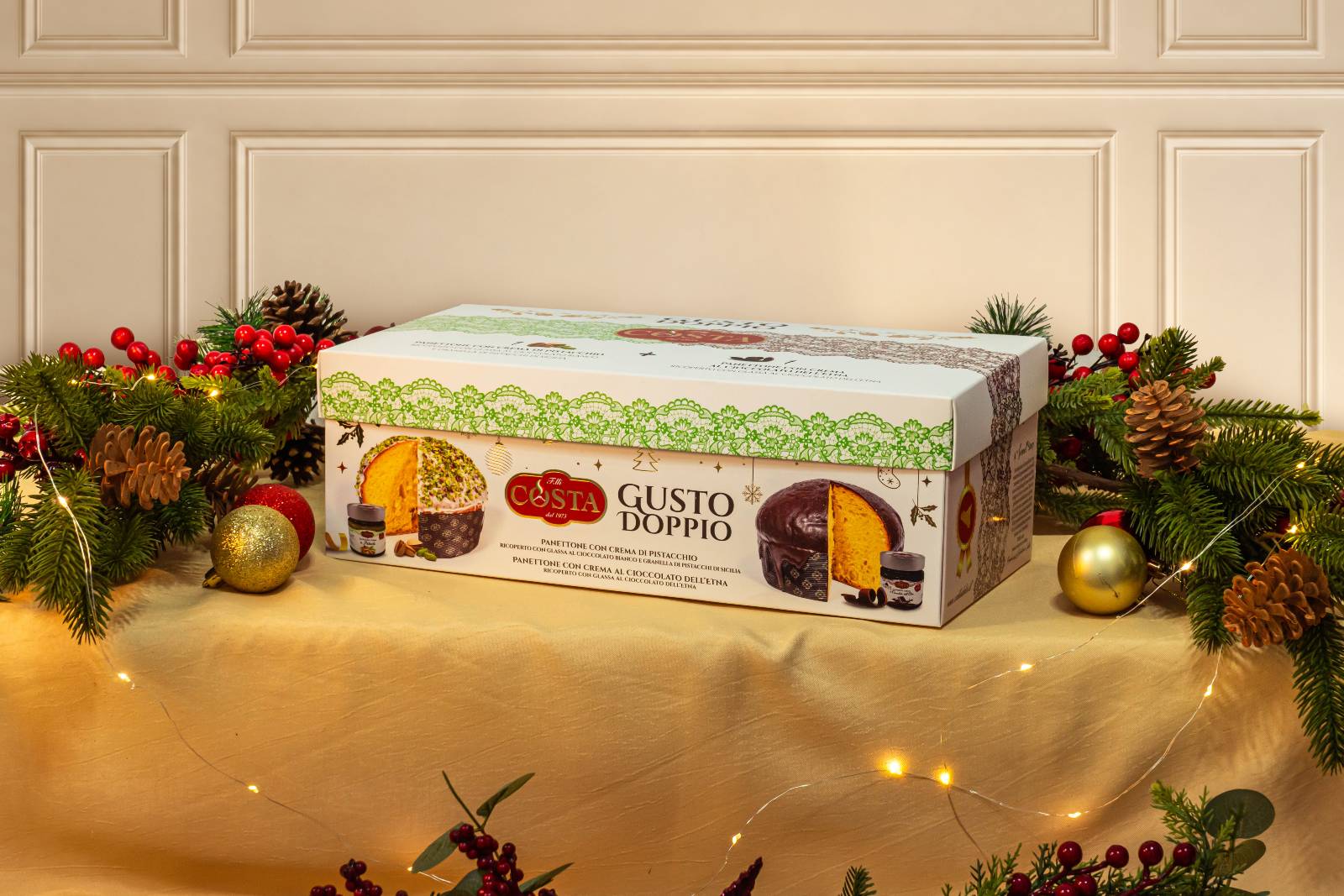 PANETTONE Chocolate & Pistachio Duo 500g each